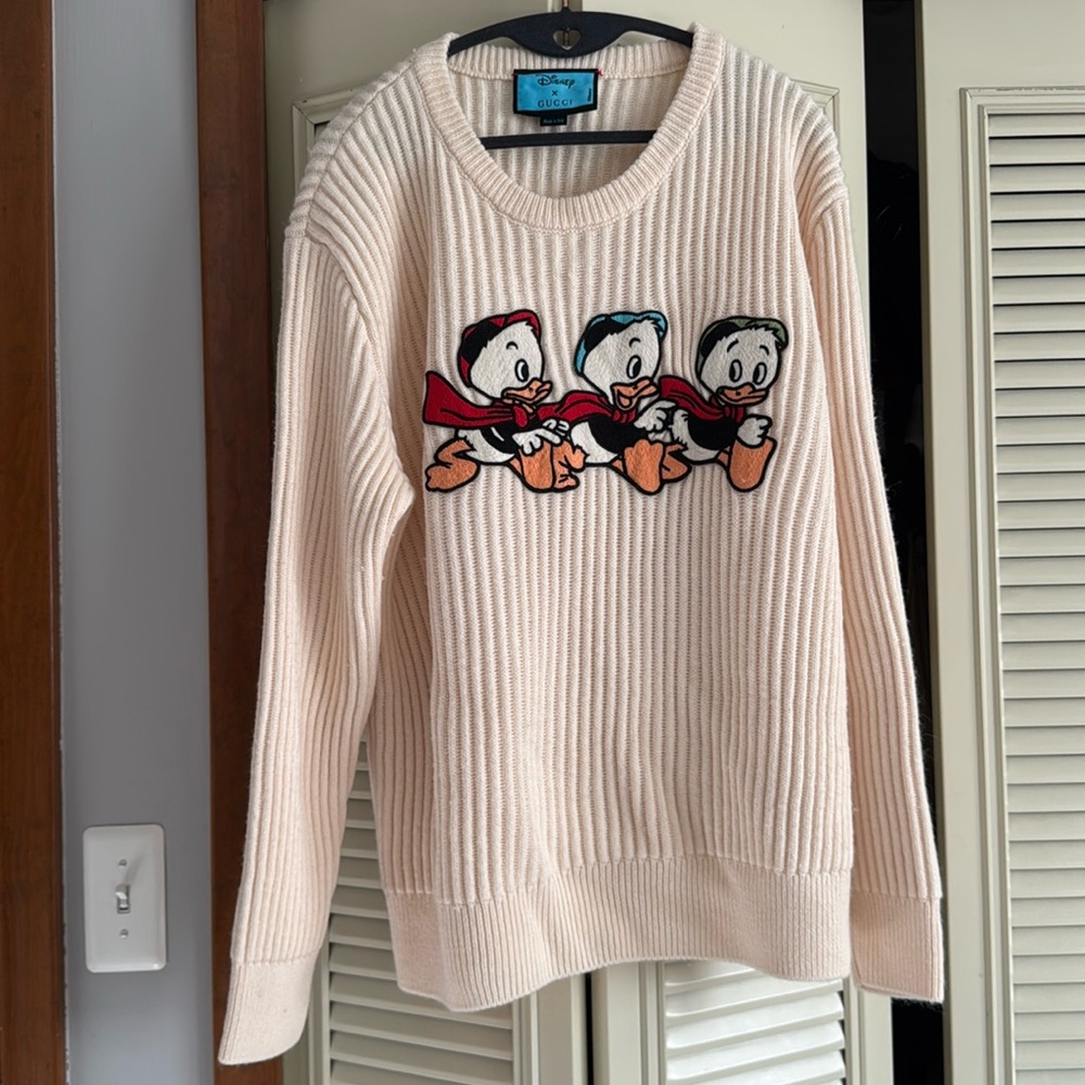 GUCCI x Disney Crew Neck Pullover Sweater Men's S